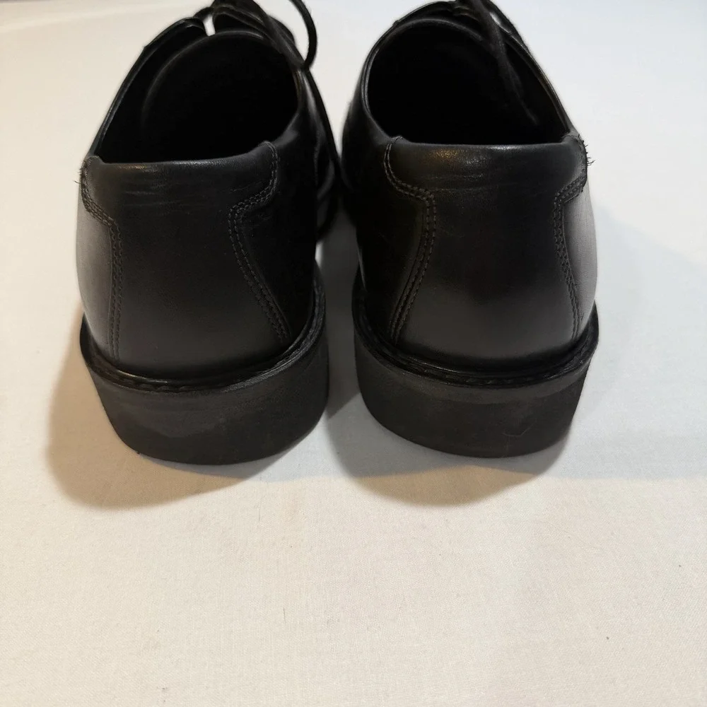 Mephisto Goodyear Welt Leather Derby Shoes Black Men's US 8.5